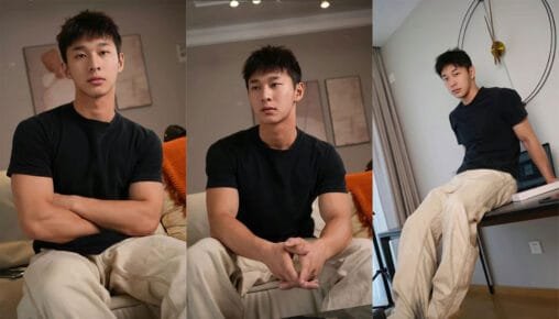 หล่อแบบตะโกน คลิปชักว่าวโชว์ของเทรนเนอร์ฟิตเนสสุดหล่อ อย่างเสี่ยวซู influencerสายออกกำลังกาย ชวนออกกำลังควยกัน