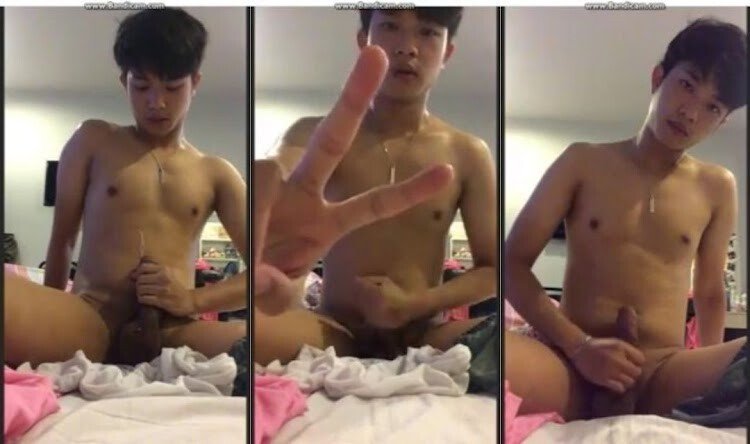 คลิปหลุดน้องพีเจ้น EP2 คนหล่อแอบเงี่ยน พีเจ้น กุลวัฒน์ วัยรุ่นชายแท้ชักว่าวโชว์ Video Call น้ำแตกใส่ตัวเอง