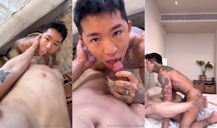 เย็ดมาเย็ดกลับไม่โกง นายแบบเกย์ไทยรอยสักสุดเท่ เหมียวผลัดกันรุกรับกับยูจีน เอวหวานเย็ดขยี้เก่งจะพลิกหงายท่าไหนก็เอาอยู่