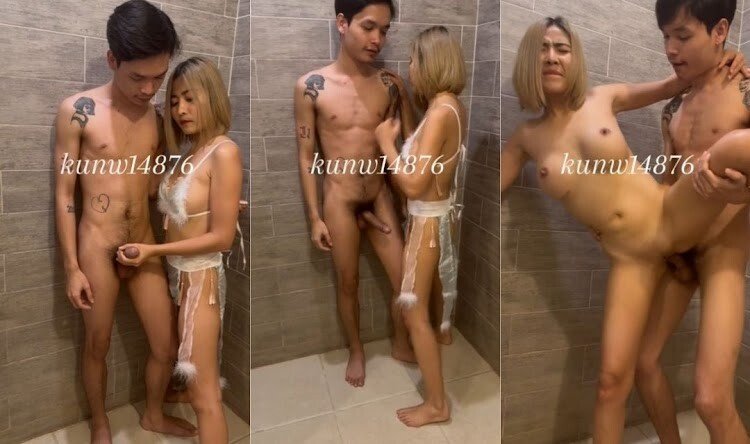 ขวัญ sex creator ชาวไทยเย็ดกับชายแท้หนุ่มโรงงานงานดีในห้องน้ำ ควยแข็งตลอด เย็ดหีดุเดือด ควยใหญ่ยาวเข้าลึกเสียวหี