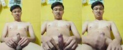หนุ่มอินโดบ้านๆอยากโชว์ควยชักว่าวโชว์น้ำแตก