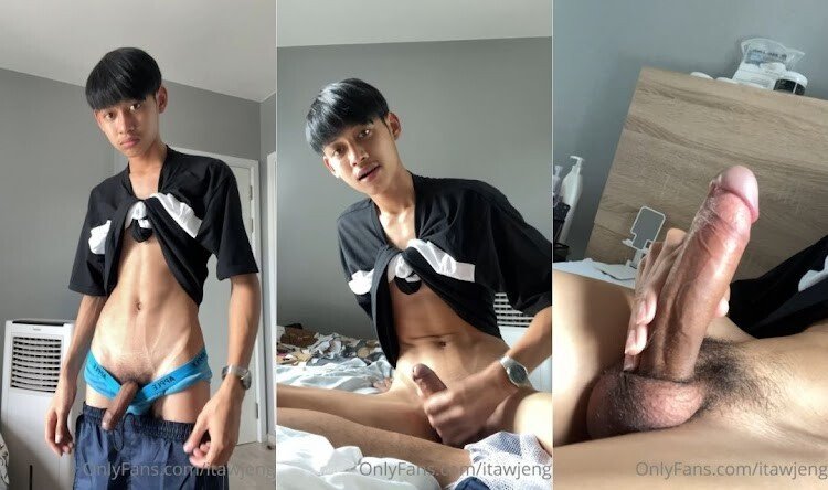 น้ำขาวข้นพุ่งทะลัก ต้าวเจ๋ง เกย์วัยรุ่นไทยดาวtiktok เงี่ยน โชว์ควยใหญ่ของเขาชักว่าวน้ำแตกอีกแล้ว